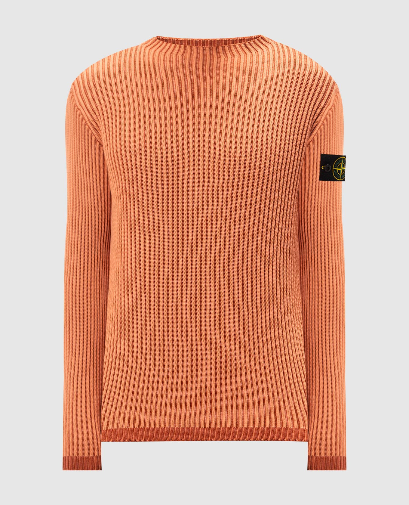 

Оранжевый свитер из шерсти с логотипом, Свитера