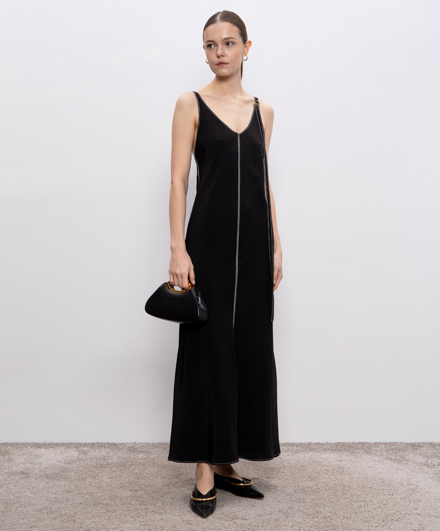 Max Mara Sportmax Черное платье UNIONE UNIONE изображение 2