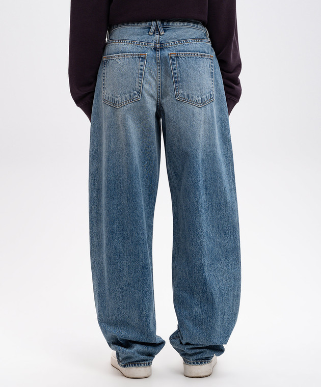 SLVRLAKE Голубые джинсы Tess Long с эффектом потертости TESL707S изображение 4