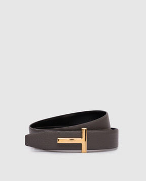 Tom Ford Двосторонній шкіряний ремінь з логотипом WB207LCL156G