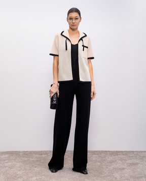 Allude Бежевий кардиган з вовни і кашеміру 25217090