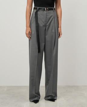 Max Mara Серые брюки JUANITA с шерстью JUANITA