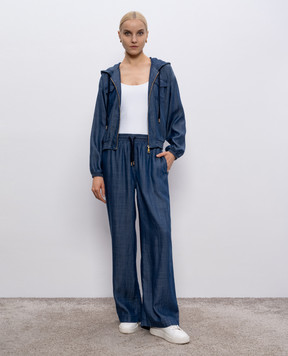Twinset Синя спортивна куртка 251LL2DAA