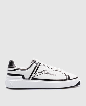 Balmain Білі кеди B-Court з принтом Je t'aime EN1VI690LCLP