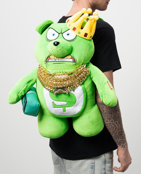 Sprayground Дитячий зелений рюкзак MONEY BEAR 910B6783NSZ