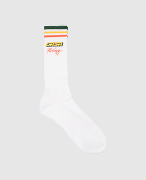 Casablanca Білі шкарпетки Casa Racing AS24ACC01002