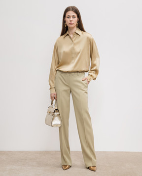 Michael Kors Бежева блуза Charmeuse CWA7250258