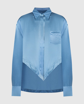 Jacob Lee Блакитна блуза із шовку WSS015SS24JB