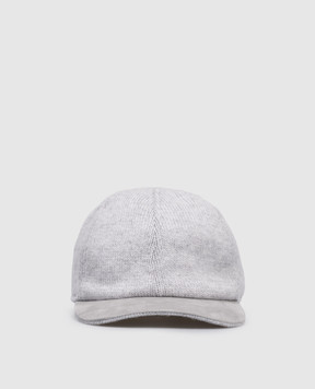Doriani Cashmere Серая кепка из кашемира 119P6S10