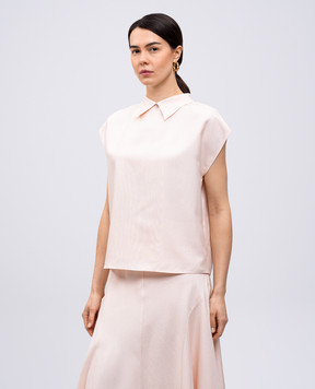 Loro Piana Бежева блуза Janice із шовку FAP0270