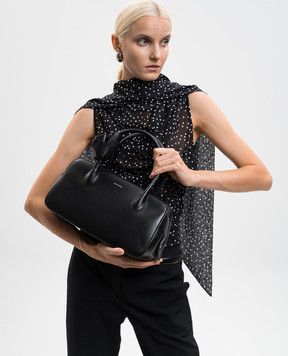Magda Butrym Чорна шкіряна сумка-тоут Brigitte BRIGITTEBAG602424