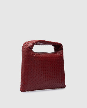 Bottega Veneta Красная кожаная сумка-хобо Hop 796262V3IV1