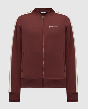 Palm Angels Бордова спортивна куртка з логотипом PMBD061S25FAB001