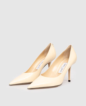 Jimmy Choo Бежевые кожаные туфли Love LOVE85ZNU