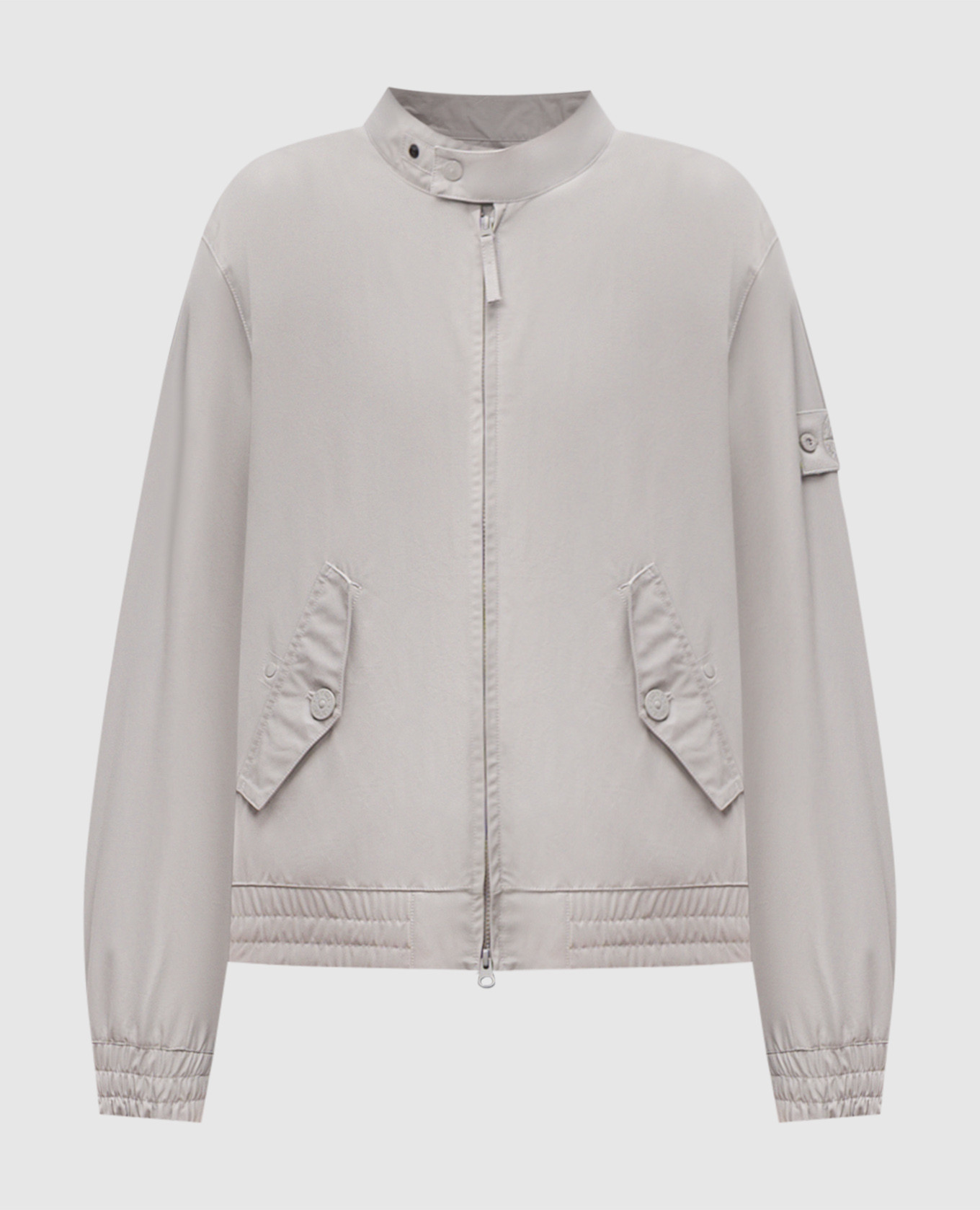 

Серая куртка с логотипом, Серый, Куртки