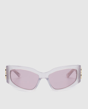 Balenciaga Розовые солнцезащитные очки Bossy Cat 773492T0039