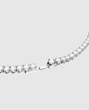 Swarovski Сріблясте намисто Matrix Tennis з кристалами 5681801
