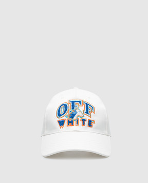 Off-White Біла кепка з логотипом OWLB044S24FAB011