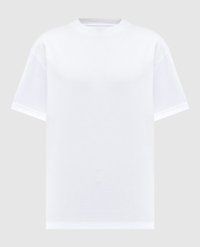 Loro Piana Біла футболка з логотипом FAM8924