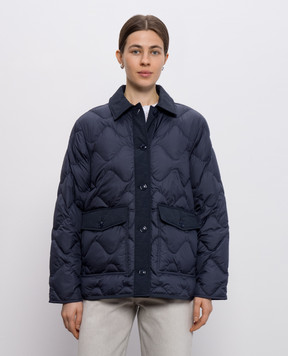 Woolrich Синя пухова куртка Heritage CFWWOU1137FRUT2635