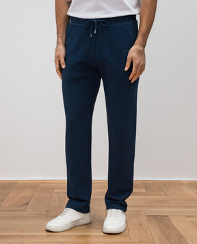 Canali Синие спортивные штаны MJ02249T0886