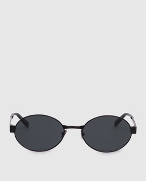 Saint Laurent Чорні сонцезахисні окуляри з логотипом 779851Y9902