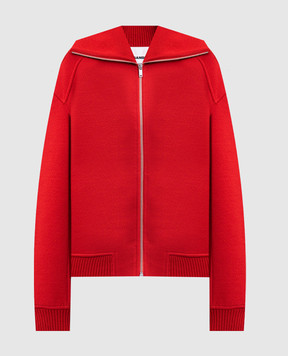 Jil Sander Червона куртка з вовною J02BN0223J20318