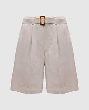 Woolrich Бежевые шорты с льном CFWWSH0043FRUT3043