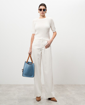 Ermanno Scervino Белый топ D465L339LCZ