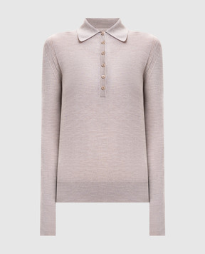 Ermanno Scervino Бежевое поло из шерсти D475M341IVH