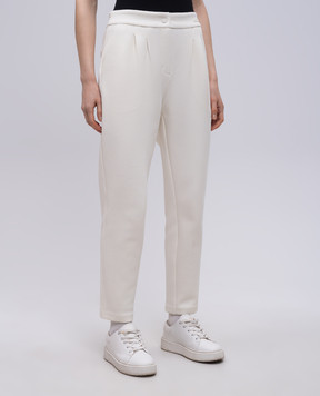 Mackage Белые брюки MARIANA с логотипом MARIANA