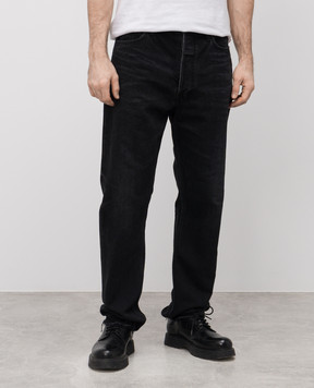 Fear of God Чорні джинси з патчем логотипа FGE240408DNMm