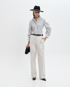 Brunello Cucinelli Білі штани MA126P8759