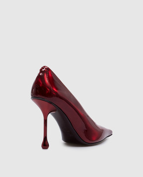Jimmy Choo Красные кожаные лакированные туфли Ixia 95 IXIA95GXH