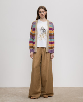 Max Mara Weekend Кардиган KABALA из льна в полоску KABALA