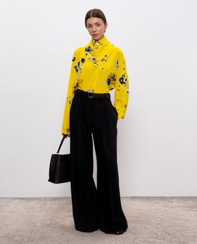 PROENZA SCHOULER Чорні штани Patricia з вовною R2546010AY213