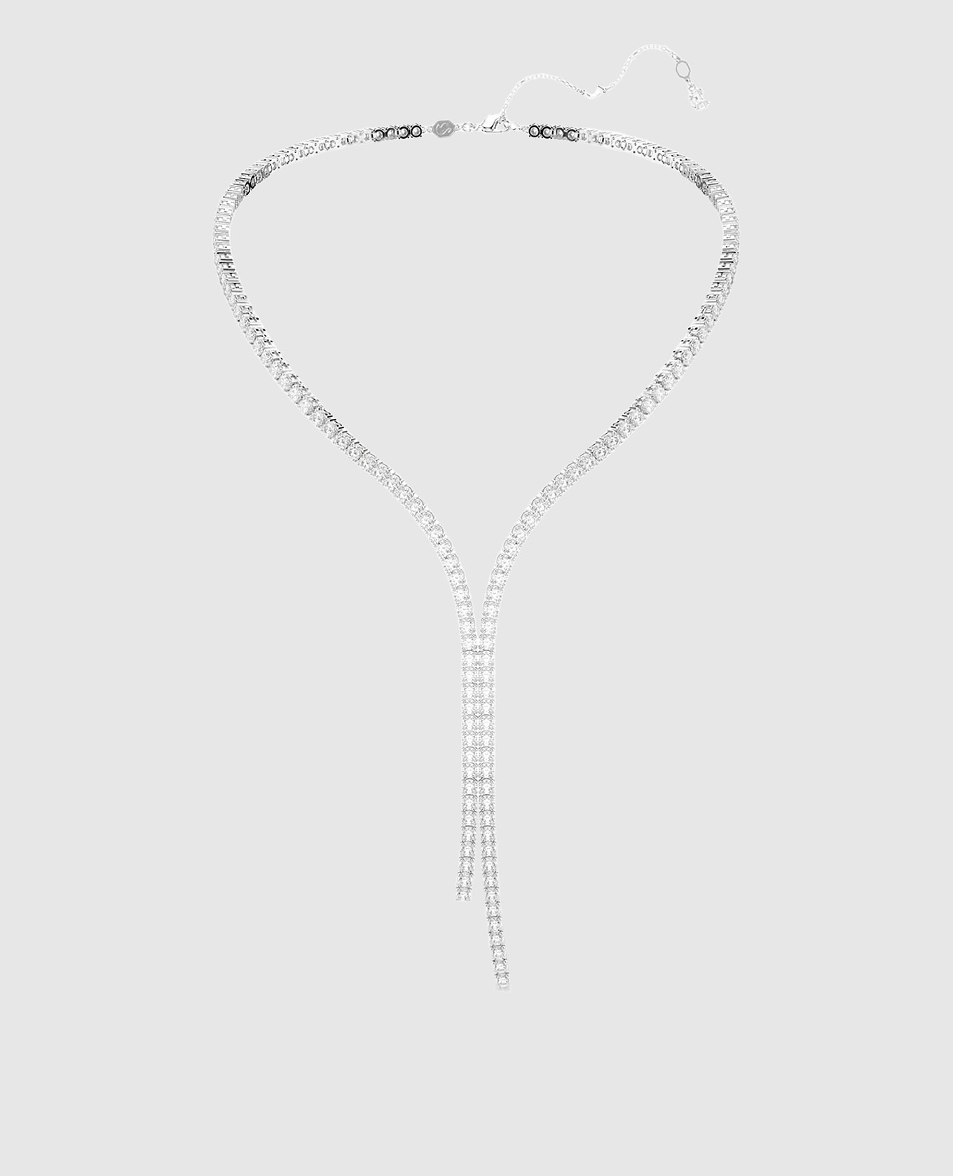 

Серебристые бусы Matrix Y с кристаллами, Серебристый, Ожерелья