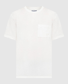 Vilebrequin Белая футболка с вышивкой логотипа TTNU0P00