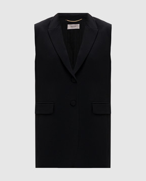 Agnona Черный жилет с логотипом TX0901XU5068