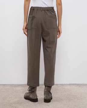 Brunello Cucinelli Коричневі штани MN05NSP799