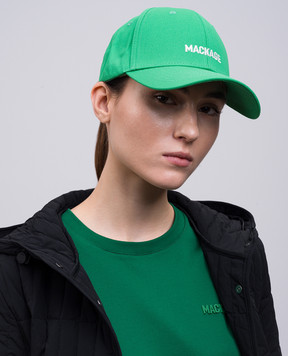 Mackage Зелена кепка ANDERSON з вишивкою логотипа ANDERSONR