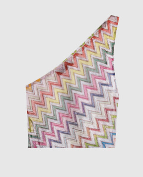 Missoni Топ на одне плече у візерунок з люрексом MC25SK01BR012R