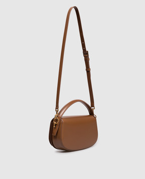 Saint Laurent Коричнева шкіряна сумка-седл VOLTAIRE 8373820SX0W