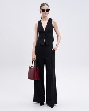 Twinset Черный жилет с логотипом 252TP2621