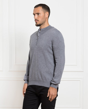 Cashmere&Whiskey Сірий джемпер з кашеміру MU8661312341R46XL