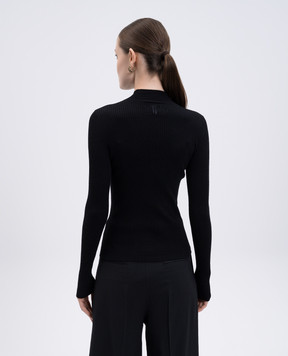 Twinset Чорний гольф в рубчик 252TP3243
