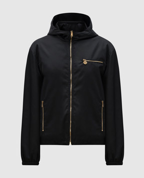 Versace Чорна куртка з брендованими пулерами 10188511A02928