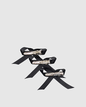 LELET NY Набор черных шпилек ASHLEY MINI BOW LELRES231694B