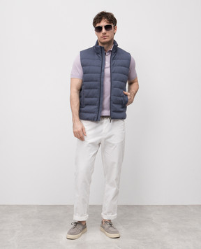 Brunello Cucinelli Поло фіолетове M29800125