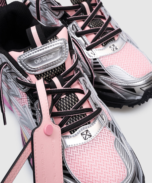 Off-White Розовые кроссовки Be Right Back OWIA289S25FAB001 изображение 5